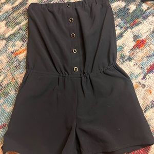 Strapless Romper
